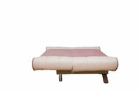 براون فلودابل الاقسام سليبر أريكة، 3 مقاعد أريكة السرير مع مسند الظهر قابل للتعديل