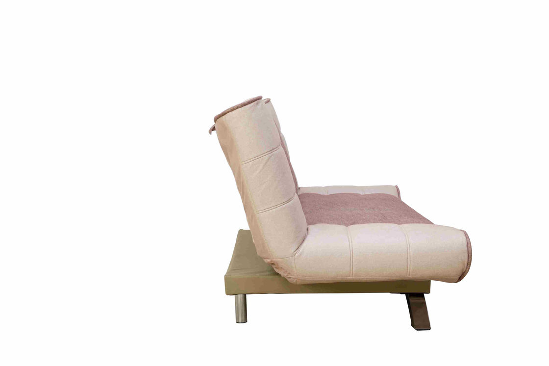 براون فلودابل الاقسام سليبر أريكة، 3 مقاعد أريكة السرير مع مسند الظهر قابل للتعديل