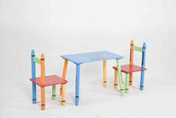 أطفال خشبي تلوين تحت عنوان طاولة وكرسي مجموعة، يتيح أن يجمع